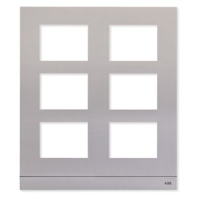 ABB-Welcome Outdoor Station Cover Frame, 6 Gang